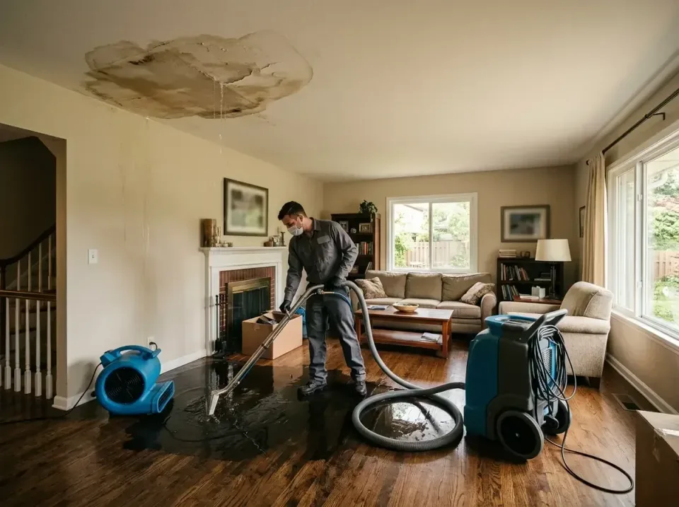 attic-pipe-burst-ceiling-drip-008 — frequently asked questions, Water Damage Restoration & Carpet Care in Bentleyville, PA